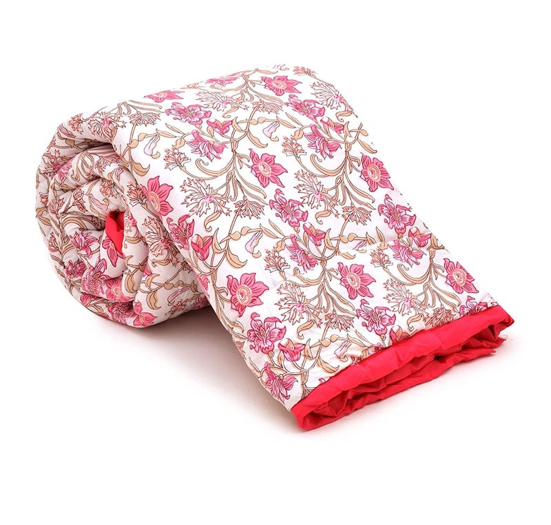 RRC Super Soft Quilted Comforter for Double Bed - Luxury King Size (90x100 Inches), 220 GSM Breathable Microfiber, Cozy All-Season Printed Quilt,Gift for All Occasions - Image 3