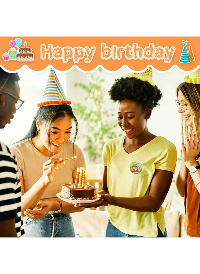 Bonuci 2 1/4 Inches Pin for Happy Birthday Button Pinback Buttons Colorful Button Pins Party Pins for Adult Birthday Party Supplies, 12 Styles, metal and plastic, polyester film, no gemstone - Image 5