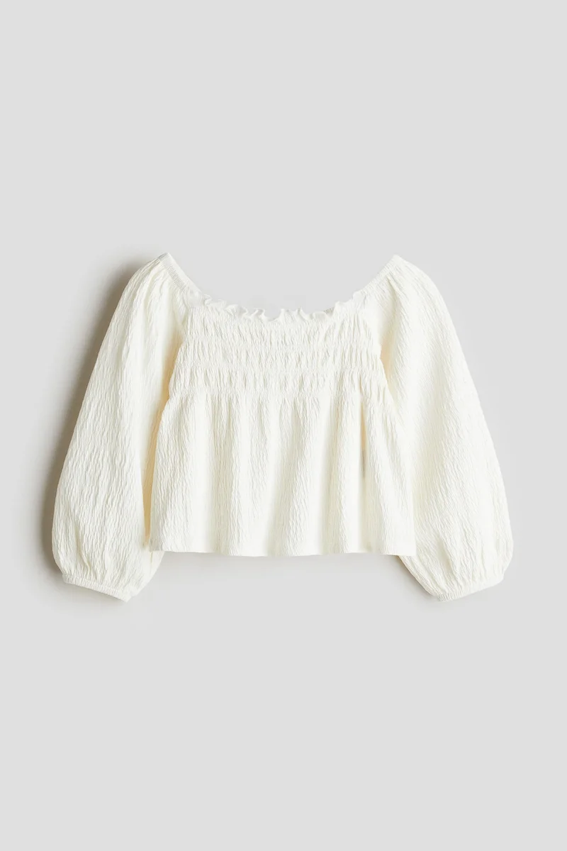 H&M Smocked Blouse