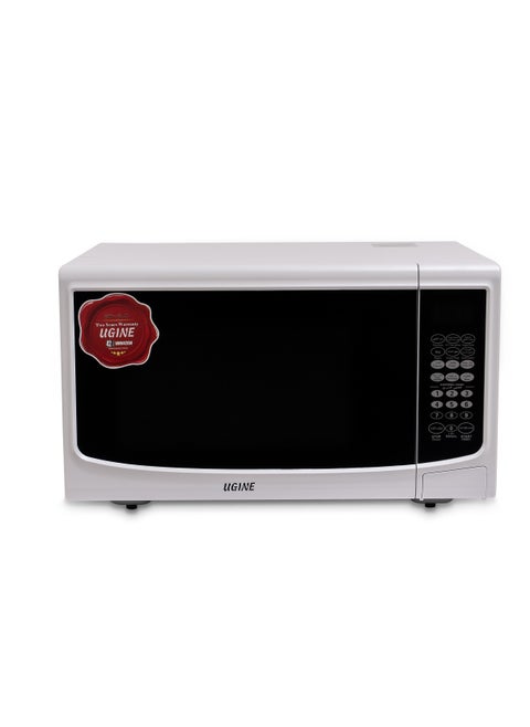 Ugine Microwave Oven With Grill, 42L, 1100W, Grill 1200W Timer, With Grill, White - UMW42GW