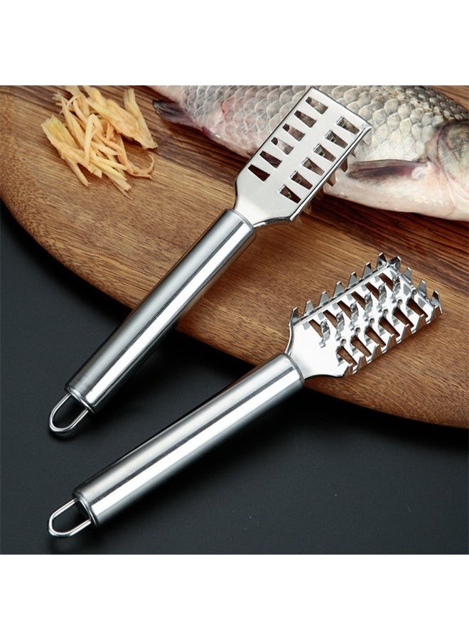 هومستر الفولاذ المقاوم للصدأ تنظيف دائم مقاييس الأسماك خدع ، أداة مقياس الأسماك ، سهلة الاستخدام ، المحمولة - Image 3