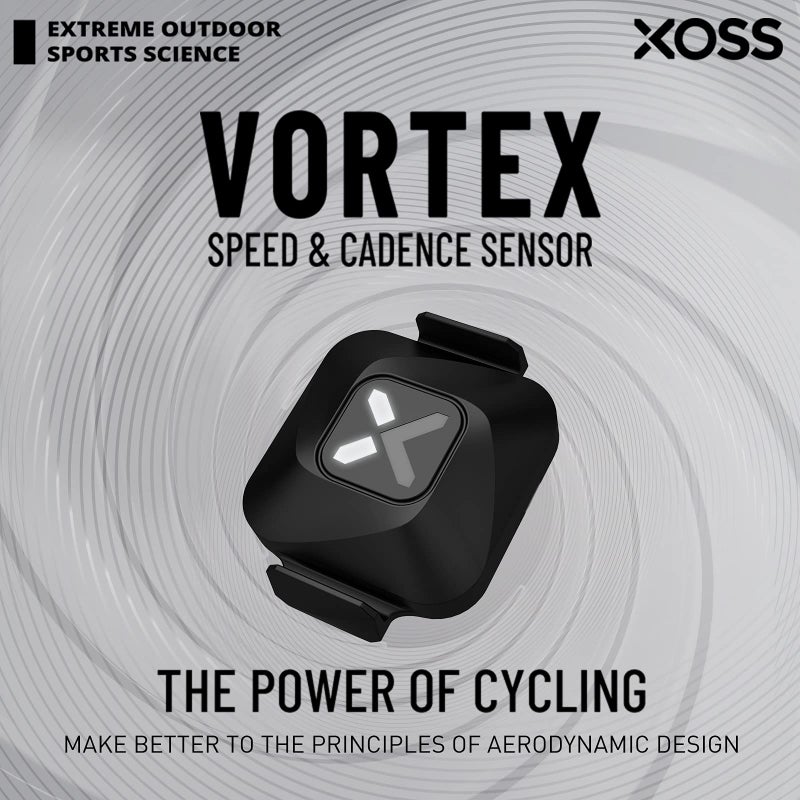 XOSS Vortex Cadence and Speed Sensor Wireless IPX7 Waterproof - 300 Hours Dual Modes Bike Sensor ANT+/Bluetooth 4.0 Compatible for Cycling Computer - 2 Pack - Image 2