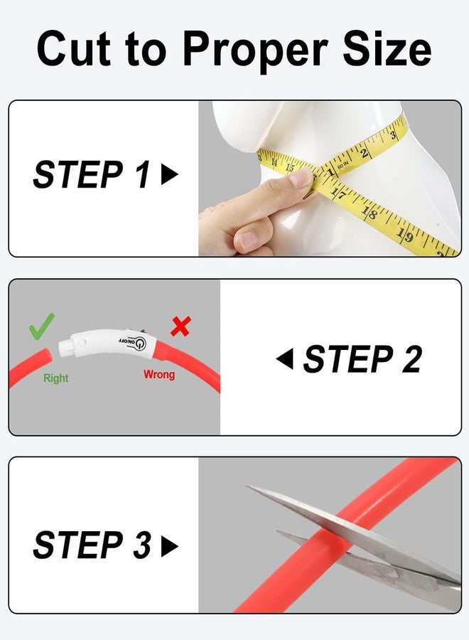 Joytale Light Up Dog Collar, Rechargeable Rainproof LED Collar for Night Walking Safety, Soft Silicone Glow in The Dark, Suitable for Small Medium Large Dogs, Red - Image 5