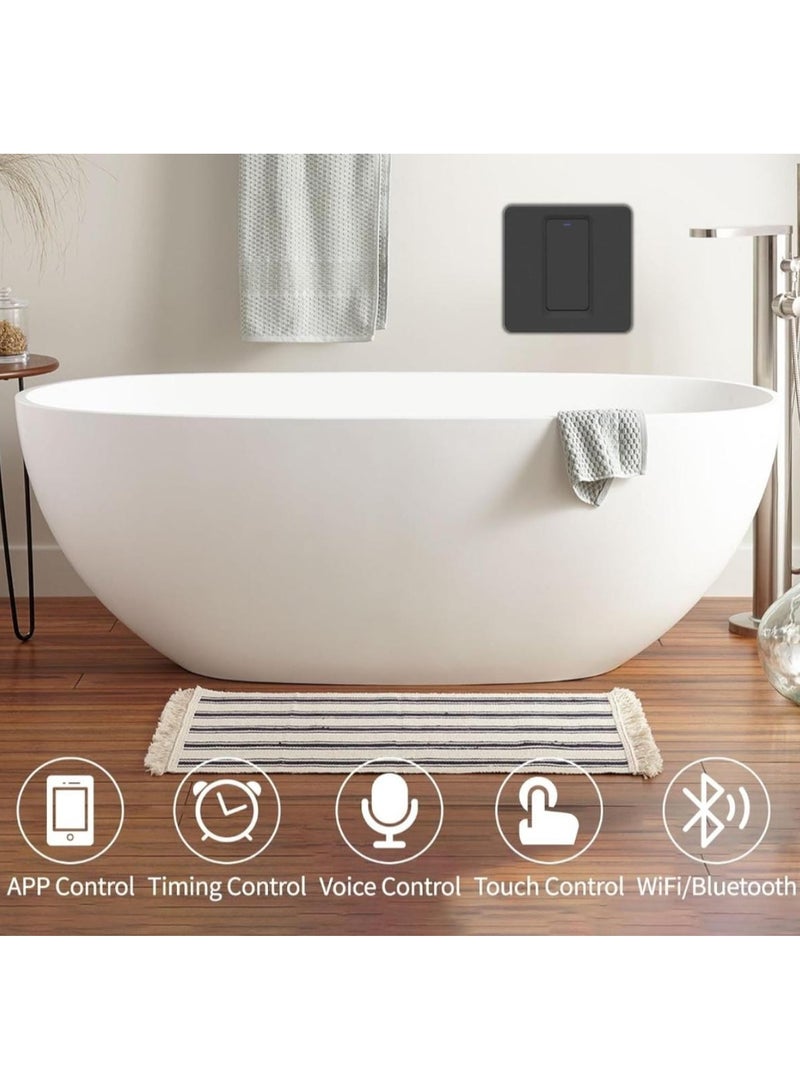 MOES JiaFeng Smart Wall Switch, Neutral Wire Required, Remote Control, Voice Control, Timer, Alexa and Google Assistant Compatible, Easy Installation - Image 4