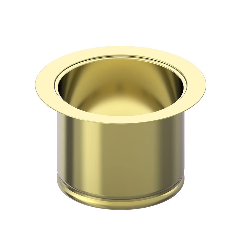 BOTEMY B9179 Extended Garbage Disposal Flange Deep Kitchen Sink Flange Stainless Steel for 312 Inch Standard Sink Drain HoleExtended Gold