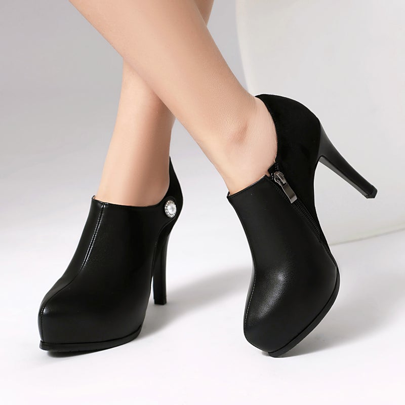 Early Spring 2025 Independent Station External Single Fashion Thick Bottom Pointed 33-43 Size Size High Heeled Ladies Shoes Tide - Image 2