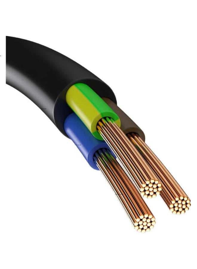 Mryc سلك طاقة الكمبيوتر، معيار وطني ثلاثي الشوكات، عالمي لطباخ الأرز، صندوق سطح المكتب، شاشة، طابعة، جهاز عرض، كابل توصيل الطاقة، قابس مستقيم، 1.5 متر - Image 1