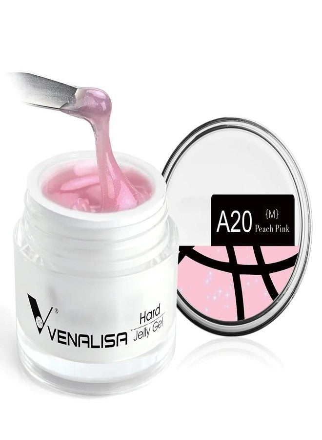 VENALISA Peach Pink Color Builder Gel for Nails Extension-30ml Hard Jelly Gel Strengthen Nail Extension French Nail DIY design (A20) - Image 1