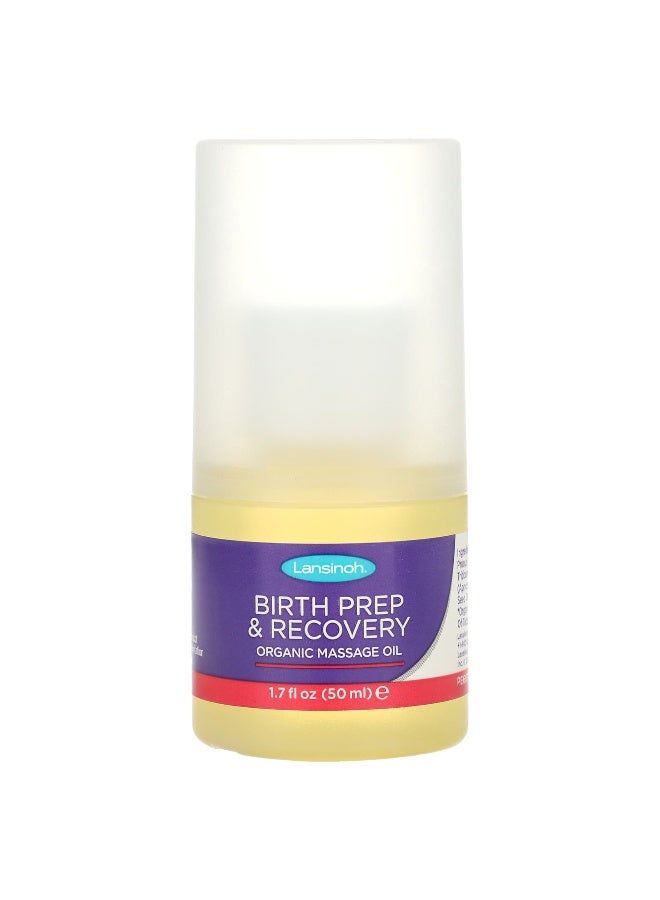 Lansinoh Lansinoh, Birth Prep & Recovery, Organic Massage Oil, 1.7 fl oz (50 ml) - Image 1
