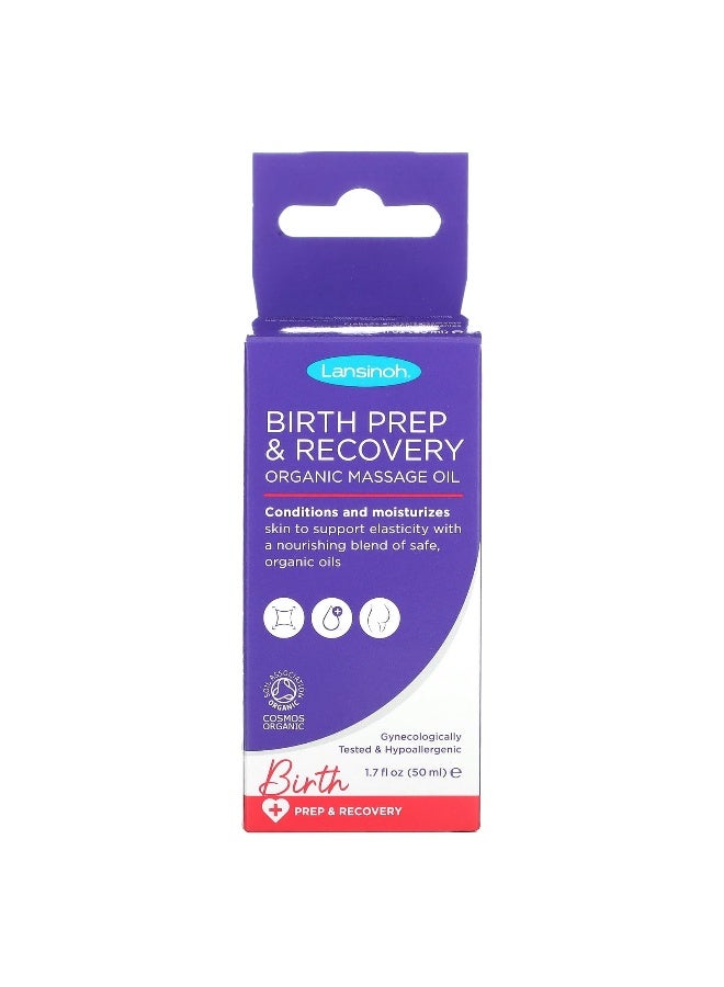 Lansinoh Lansinoh, Birth Prep & Recovery, Organic Massage Oil, 1.7 fl oz (50 ml) - Image 2