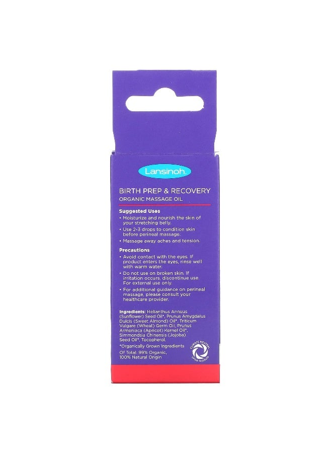 Lansinoh Lansinoh, Birth Prep & Recovery, Organic Massage Oil, 1.7 fl oz (50 ml) - Image 3