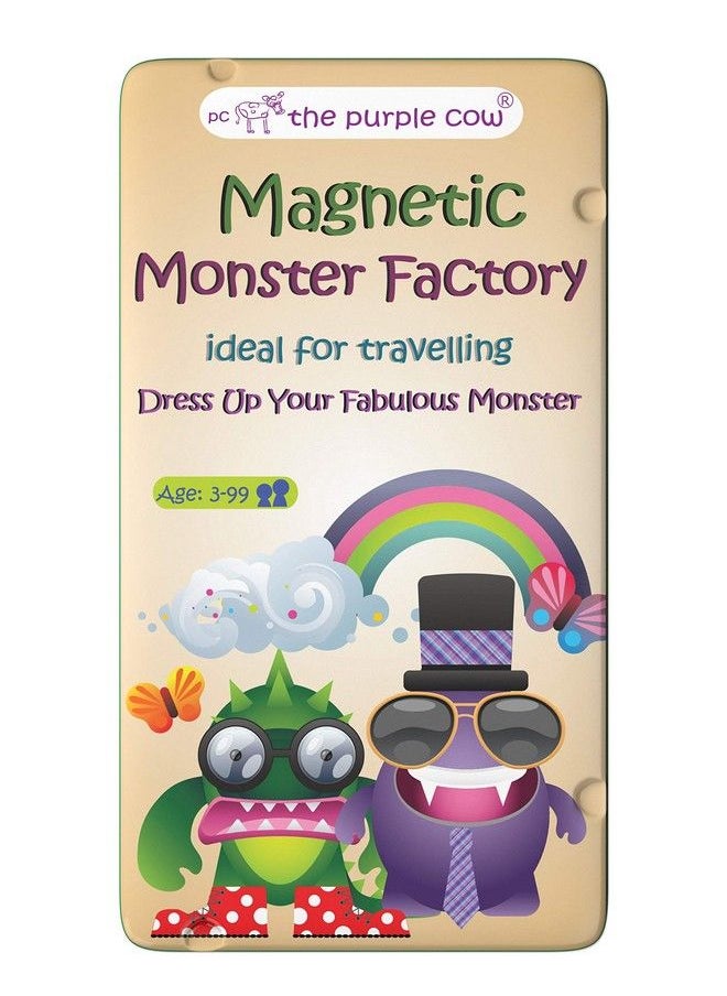 The Purple Cow Monster Factory Game Magnetic Travel Game. Great For Travel And Onthego. A Monstrous ‘Dress Me Up’ Game. Activity For Boys And Girls  - Image 2