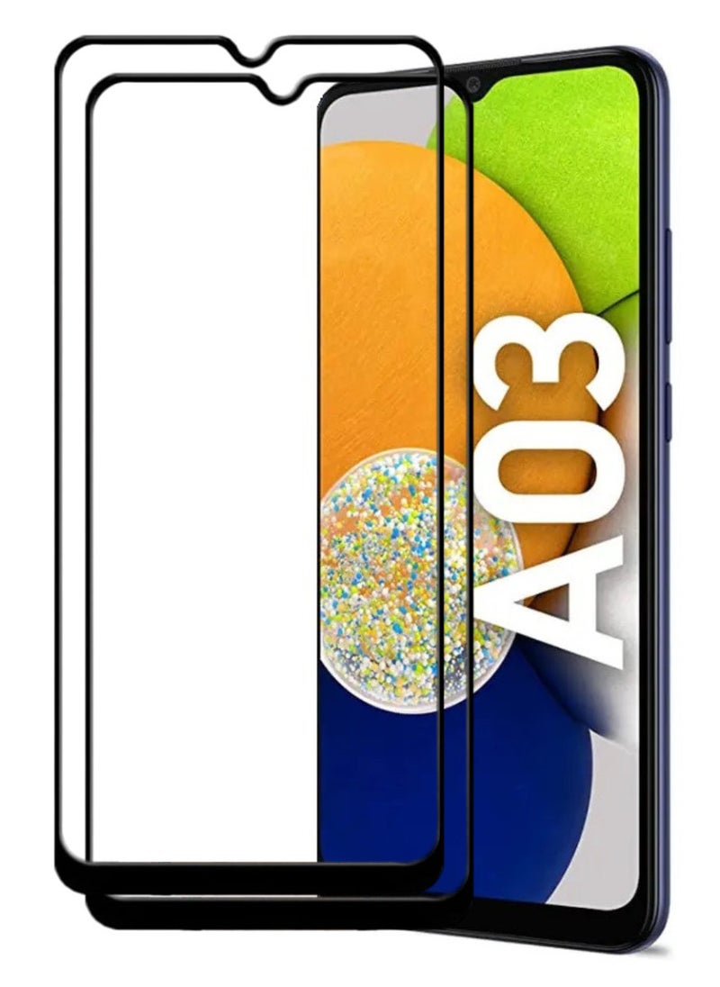 أكاليكس قطعتان، واقي شاشة عالي الجودة لهاتف سامسونج جالاكسي A03 - Image 1