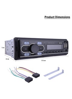 SHEZA STAR Car Stereo AM FM Radio Receiver/MP3 USB Aux-in Backlight Bluetooth Audio & Calling Head Unit Wireless Remote  - Image 5