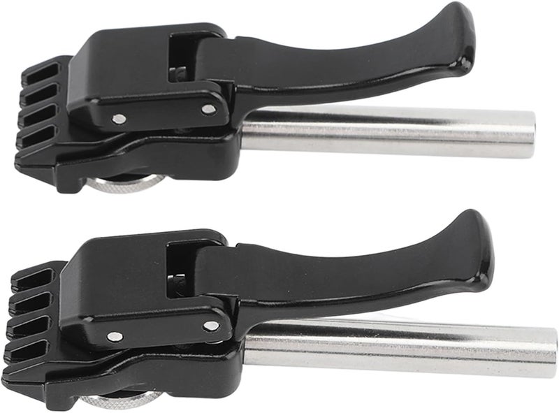 Black Badminton Stringing Clamp, Racket Stringing Tool, Adjustable Turntable with High Strength Bearings, Non Slip Slot for Tennis Badminton Squash Rackets, Compatible with Li Ning - Image 1