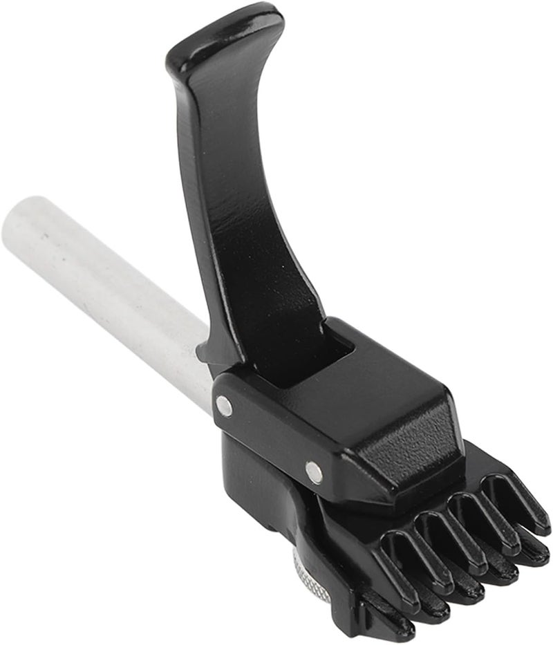 Black Badminton Stringing Clamp, Racket Stringing Tool, Adjustable Turntable with High Strength Bearings, Non Slip Slot for Tennis Badminton Squash Rackets, Compatible with Li Ning - Image 3