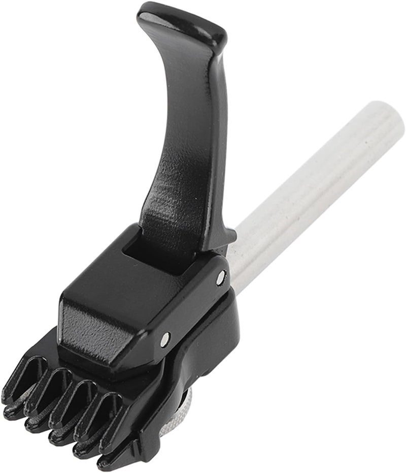 Black Badminton Stringing Clamp, Racket Stringing Tool, Adjustable Turntable with High Strength Bearings, Non Slip Slot for Tennis Badminton Squash Rackets, Compatible with Li Ning - Image 4