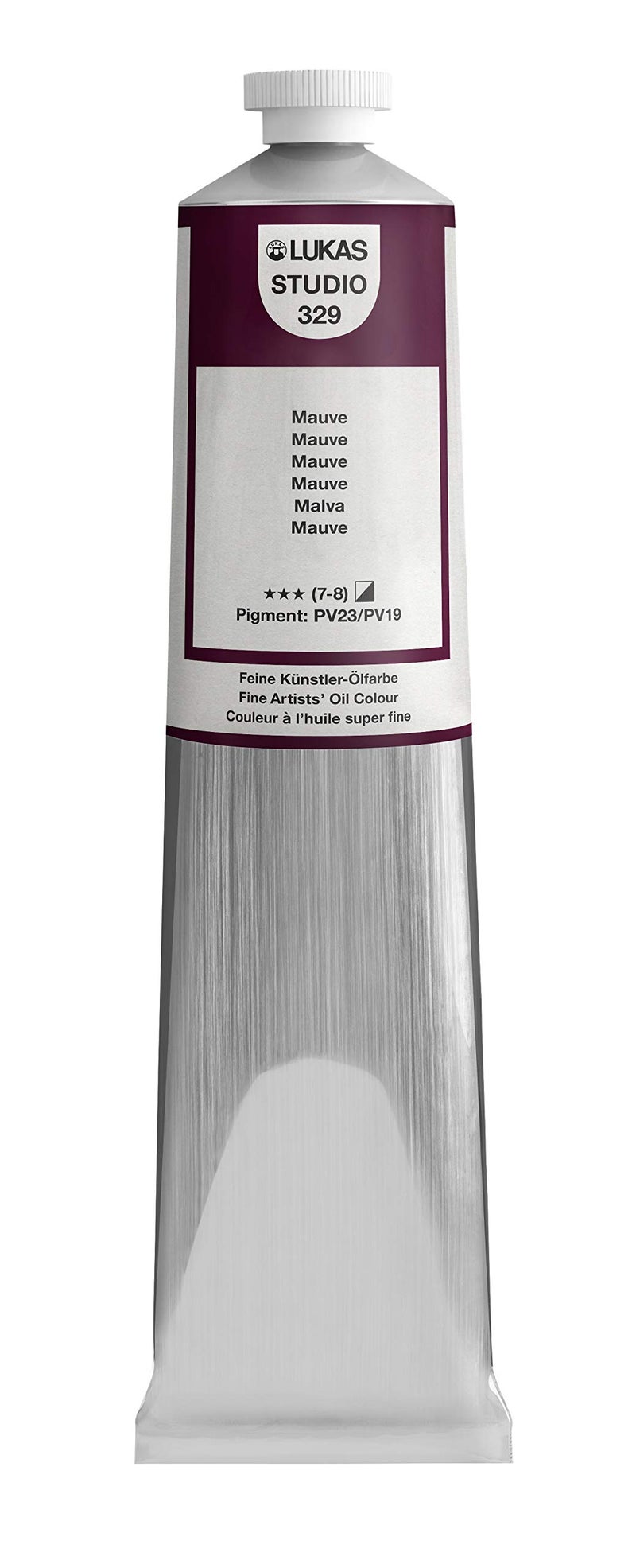 Lukas Studio Oil 200 ml Premium Quality Oil Paint Mauve - Image 5