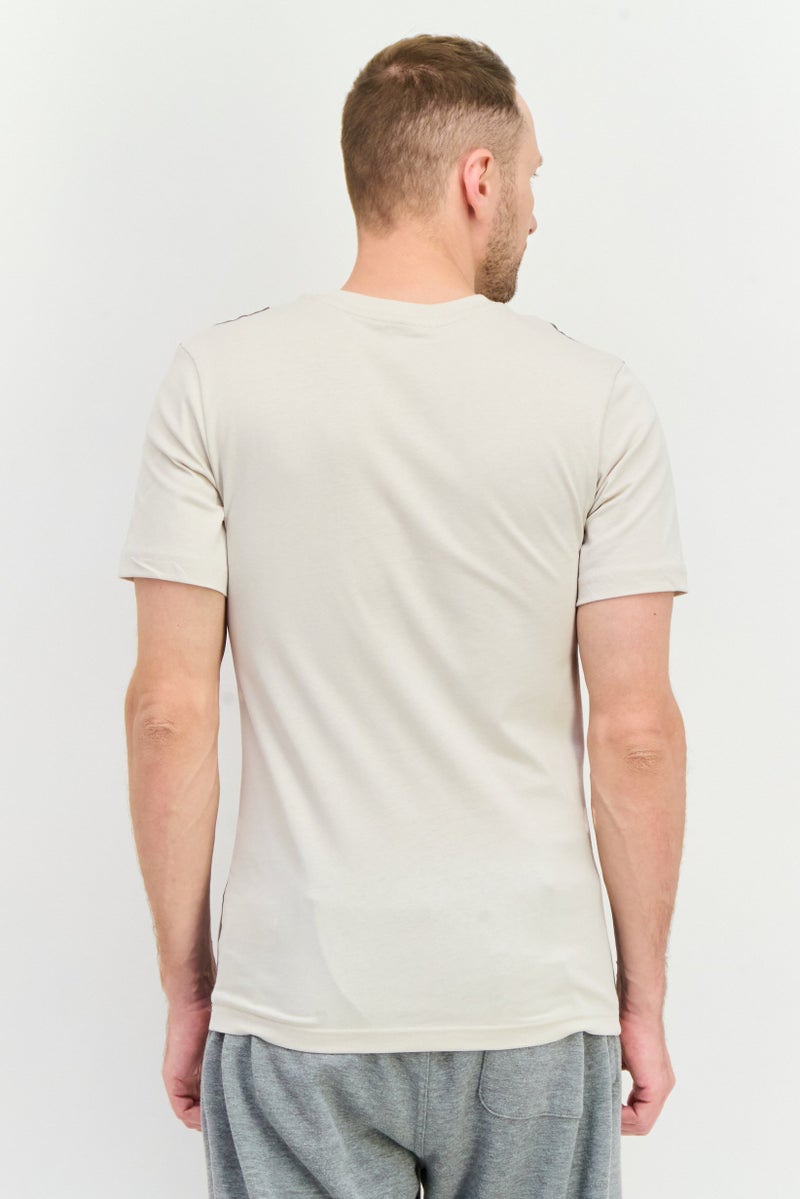 Nike Men Sportswear Fit Short Sleeve Training T-Shirt, Beige - Image 4