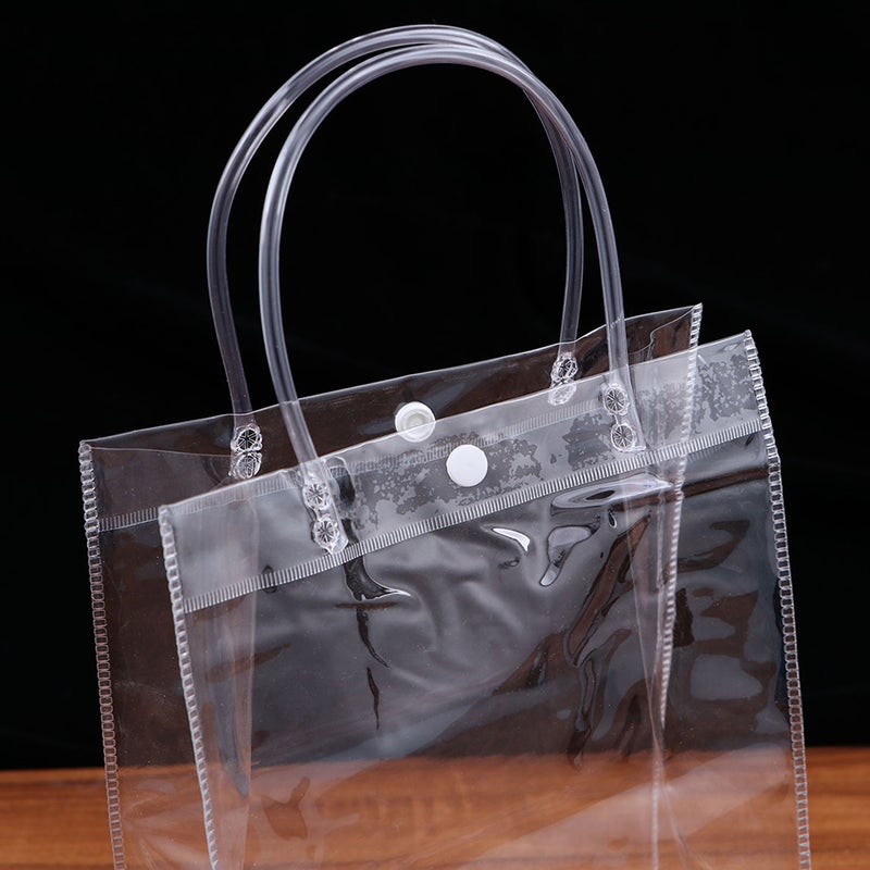 24pcs Tote Bag Packing Bag Clear Small PVC Reusable Transparent - Image 4