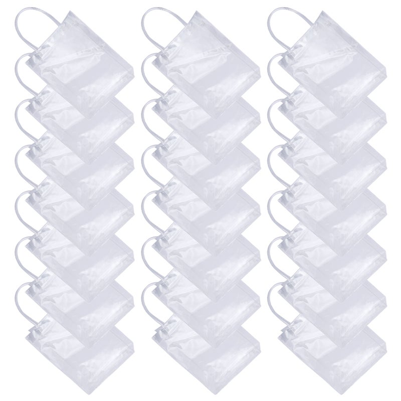 24pcs Tote Bag Packing Bag Clear Small PVC Reusable Transparent - Image 5