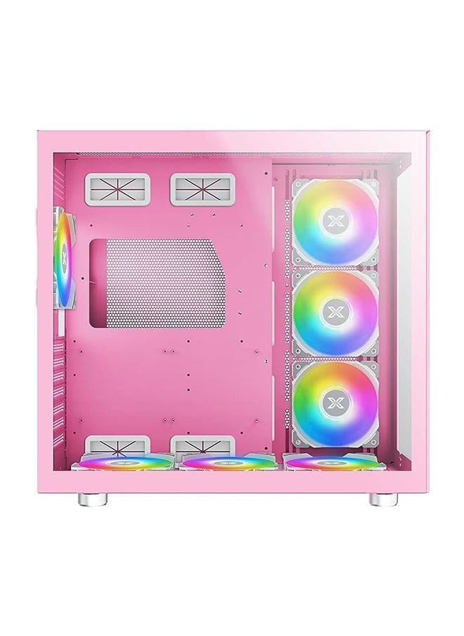 NANOTECH - Ballet Slipper Gaming PC -  Intel Core i7-12700F Desktop Processor, 12 Cores & 20 Threads, DDR4 32GB (2*16) 3600MHz Ram, Nvidia GeForce RTX 4060 OC Edition 8GB GDDR6 Graphics Card, 2TB NVMe M.2 SSD, 3 Fan AIO Liquid Cooler, 650W Standard Power Supply, Windows 11 Pro | Wi-Fi - Image 1