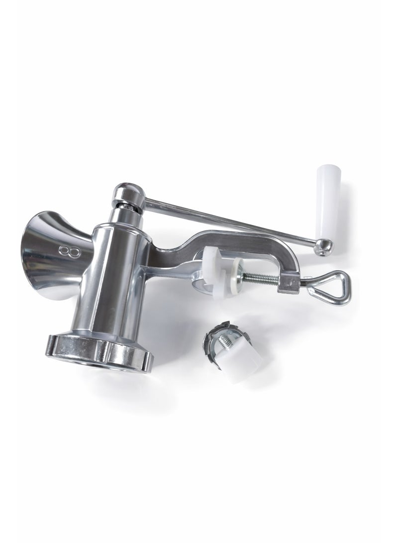 DEROVAN Manual Meat Grinder Stainless Steel – Hand Crank Qeema Machine with Sausage Stuffer & Mincer, Household Ground Beef, Garlic, Chili Grinder with Easy Clean Design - Image 2