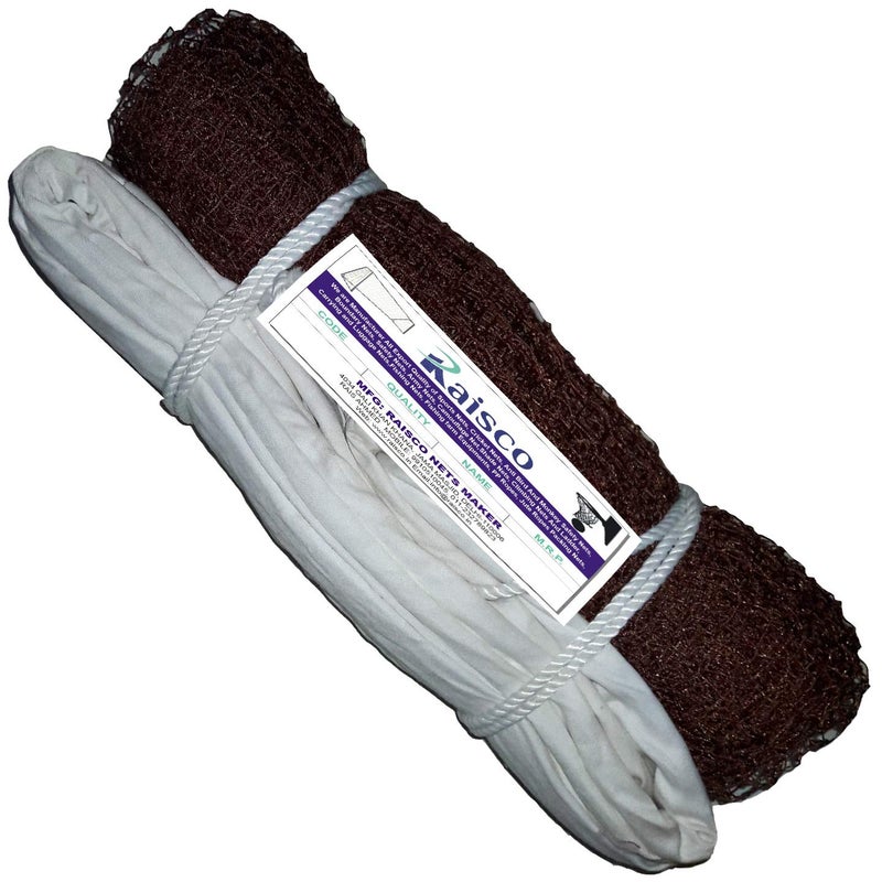 Raisco 716F Nylon Special Four Side Tape Badminton Net (Brown) (Resham) - Image 5