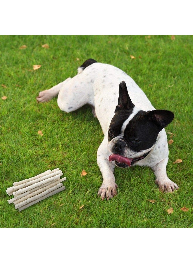 Generic Natural Twisted Rawhide Chew Sticks, Calcium Chew Sticks, Rawhide Dog Treat, White Twisted Chew-Sticks Good For All Dog Breeds Fresh & Natural (1000 Gm,Adult),Pack Of 1  - Image 2