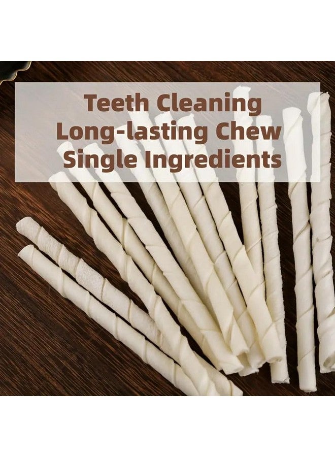 Generic Natural Twisted Rawhide Chew Sticks, Calcium Chew Sticks, Rawhide Dog Treat, White Twisted Chew-Sticks Good For All Dog Breeds Fresh & Natural (1000 Gm,Adult),Pack Of 1  - Image 4