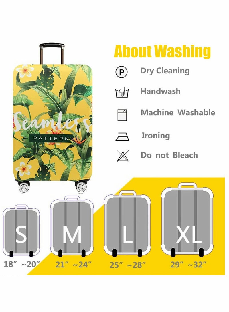 Excefore غطاء أمتعة سميك للأمتعة مقاس 25 بوصة - 28 بوصة، غطاء واقٍ لحقائب السفر مقاوم للماء - Image 5