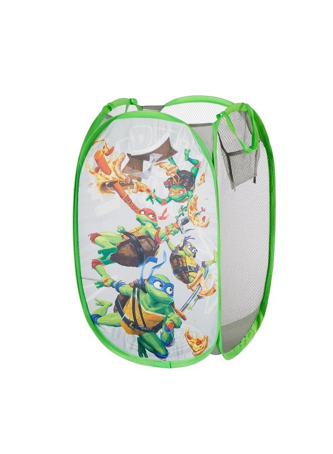 Idea Nuova Teenage Mutant Ninja Turtles: Mutant Mayhem Pop Up Hamper with Durable Carry Handles, 21'' H x 13.5'' W X 13.5'' L - Image 1