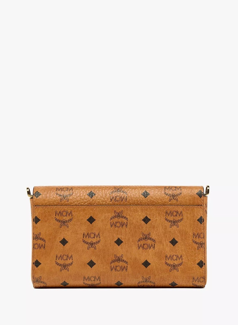 MCM Tracy Chain Wallet in Visetos - Image 3