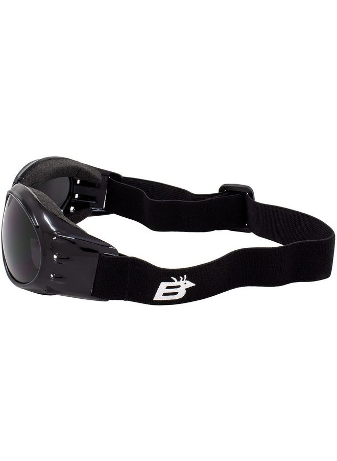 Birdz Eyewear - Eagle Red Baron Motorcycle Airsoft Goggles Clear & Super Dark Day Night - Image 1