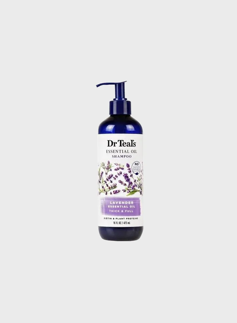 Dr. Teals Thick & Full Essential Oil Shampoo - Lavender
