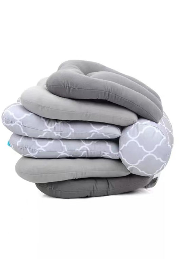 Factory Price Elevate Adjusting Nursing Pillow - Grey - Image 2