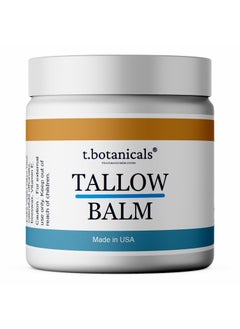 t.botanicals Grassfed Beef Tallow Balm Butter for Skin Organic Body Butter for Eczema Rosacea Baby Balm 