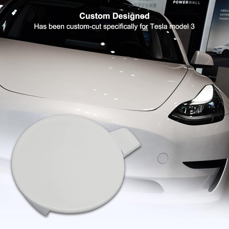 TIKSCIENCE Front Bumper Tow Hook Cover Cap for Tesla Model 3 - Image 5