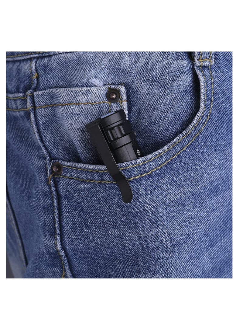 SYOSI KH003 Mini Small Pocket LED Flashlight USB Rechargeable High Lumens Bright Powerful flashlights Pack of 5 - Image 4