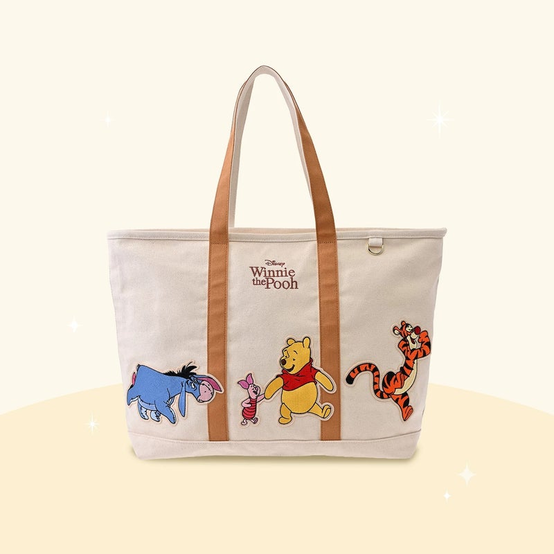 Disney Official Winnie the Pooh & Friends Oversized Tote Bag - Perfect Gift for Commuting - Image 3