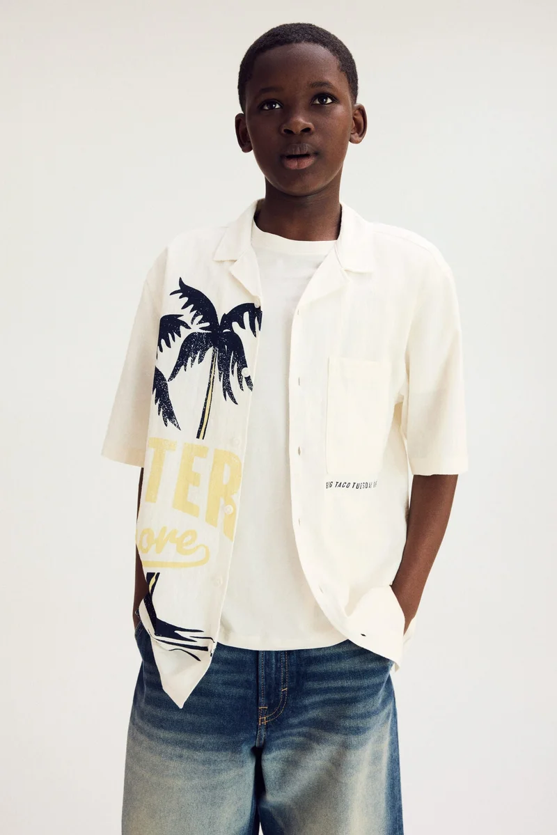 H&M Cotton resort shirt