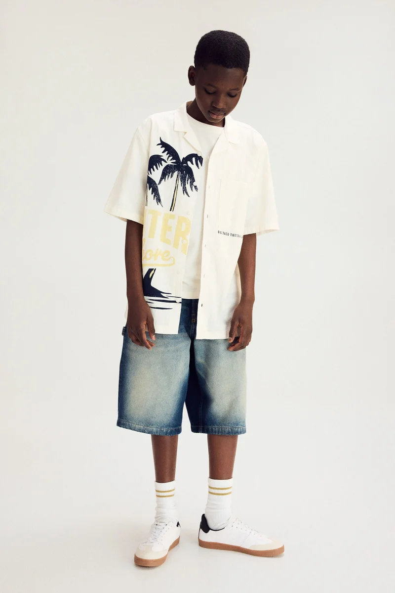 H&M Cotton resort shirt