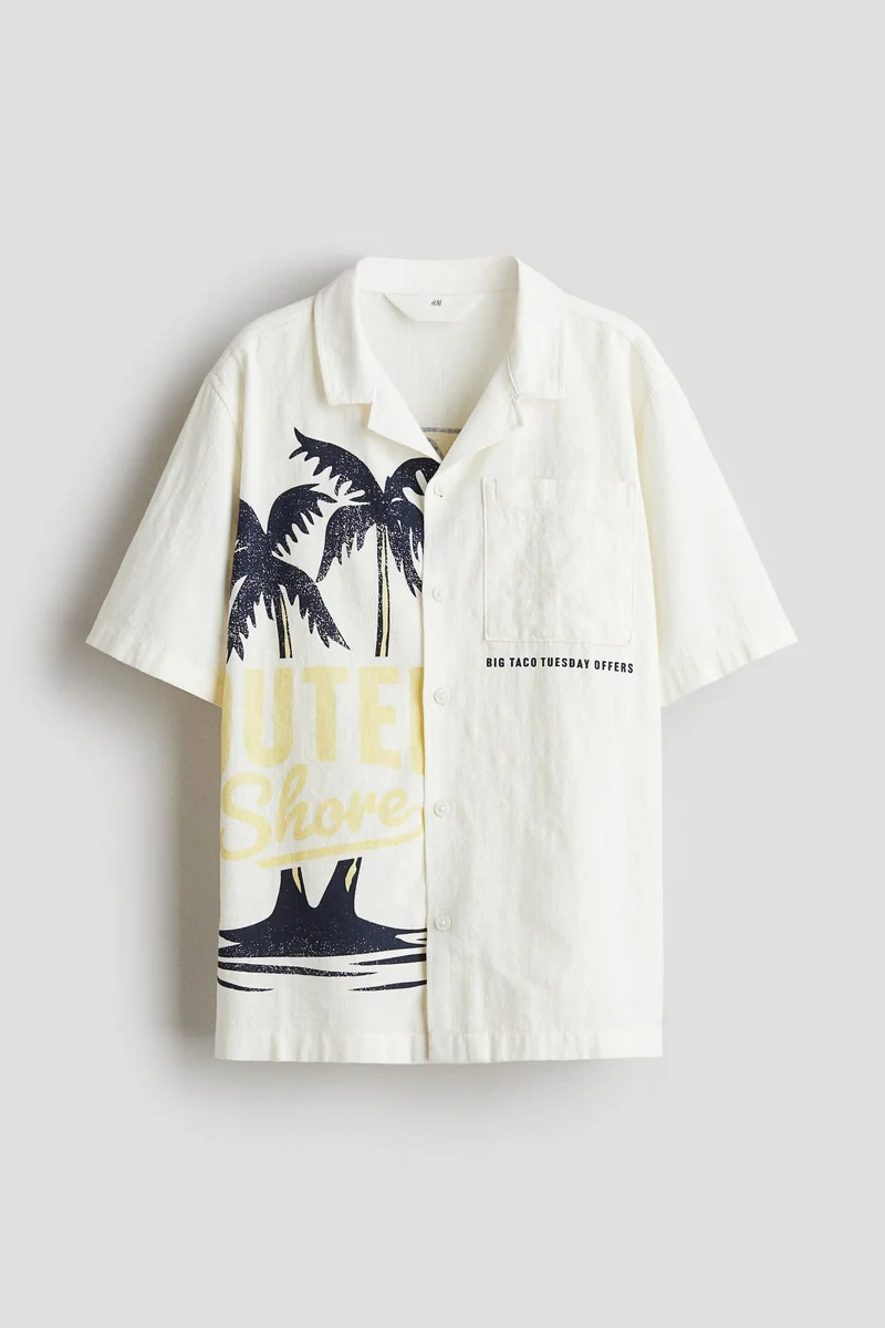 H&M Cotton resort shirt