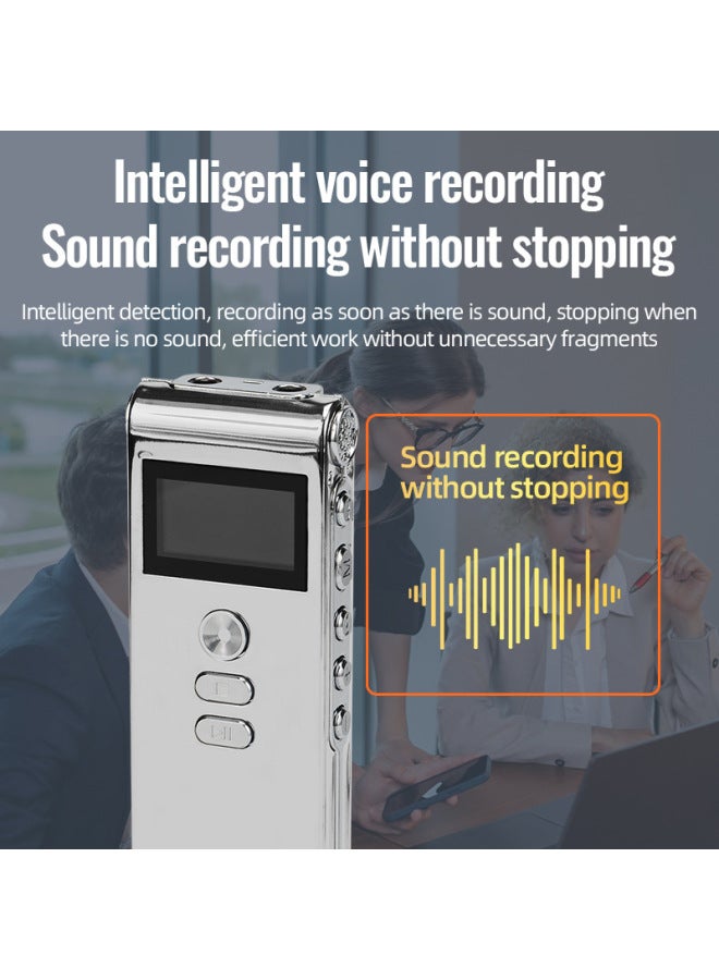 Source X5 Super Long Standby Recorder Mp3ai Intelligent Professional HD Noise Reduction Voice Control Recording Pen - اللون: الإنجليزية محايدة عبر الحدود - السعة: 16 جيجابايت - Image 3