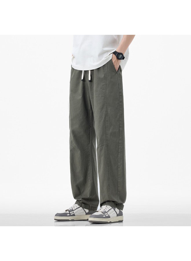 EPTISON سروال كارجو كاجوال للرجال - 2025 صيف خفيف الوزن قابل للتنفس مريح بنطلون ساق مستقيم متعدد الاستخدامات رياضي - Image 3