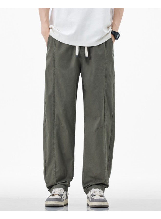 EPTISON سروال كارجو كاجوال للرجال - 2025 صيف خفيف الوزن قابل للتنفس مريح بنطلون ساق مستقيم متعدد الاستخدامات رياضي - Image 1