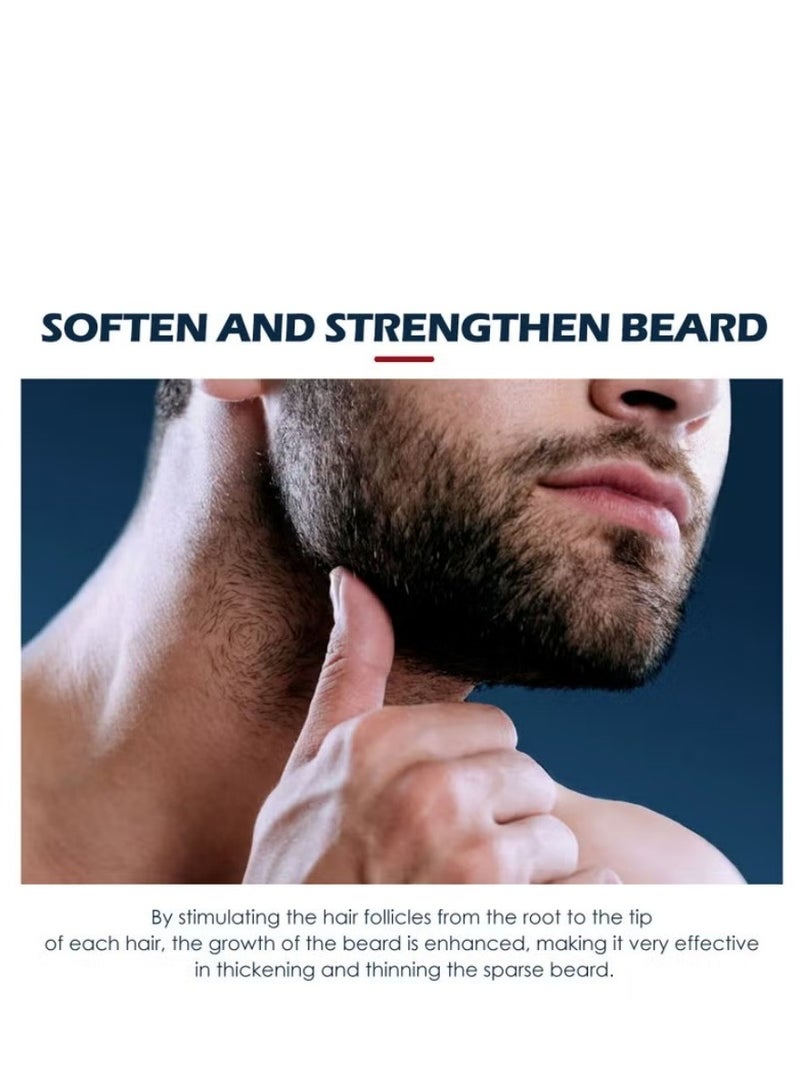 EELHOE EELHOE Beard Growth Oil - Nourishing Treatment for Thicker, Softer Facial Hair with Moisturizing Shine | Strengthens Roots & Prevents Itch - Image 5