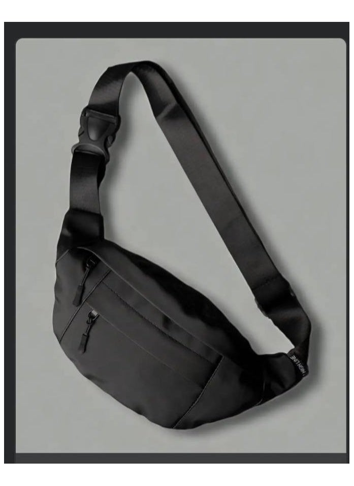 Generic - High Quality Waist Bag for Travel, Hiking, Running, Sports, Unisex (Black, Medium) - Image 1