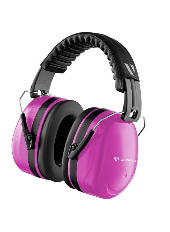 Vanderfields Ear Defenders Adult - Foldable Hearing Protection Ear Muffs Noise Cancelling - Perfect for DIYm Working, Shooting, Gardening - Adjustable Headband for Adults Men Women - 2 Years Warranty - Image 1