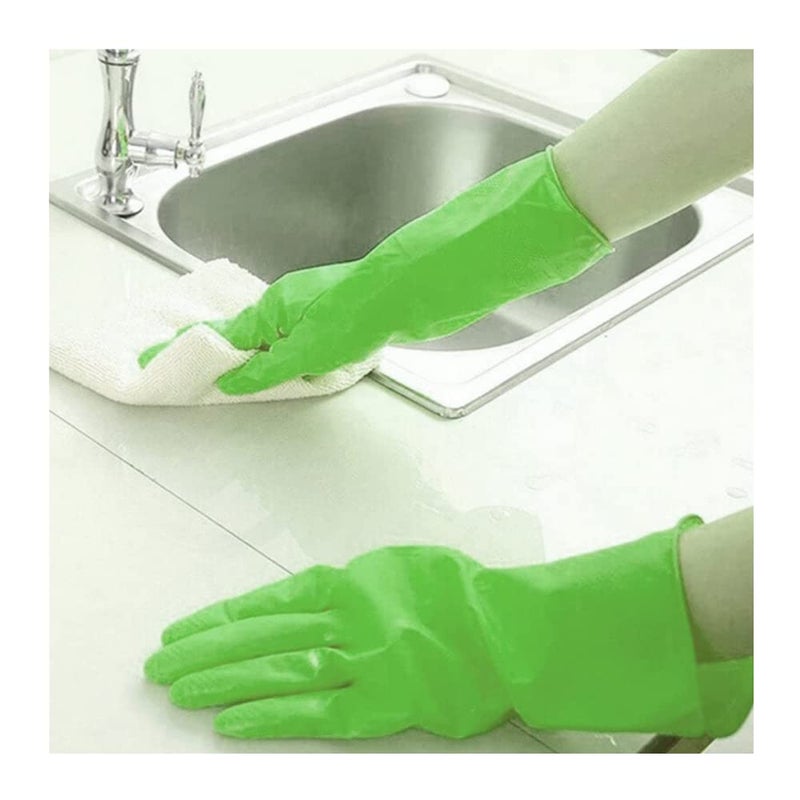 KBA Brothers Multipurpose NonSlip Rubber Reusable Gardening Dishwashing Scrubbing Cleaning Gloves Pack Of 1  - Image 2